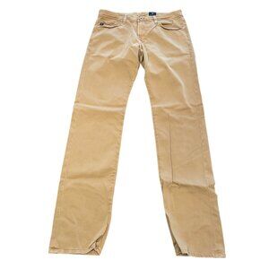 AG Graduate Tailored Leg Pant Men's 32x33 Tan Sand Office Workwear Minimalist
